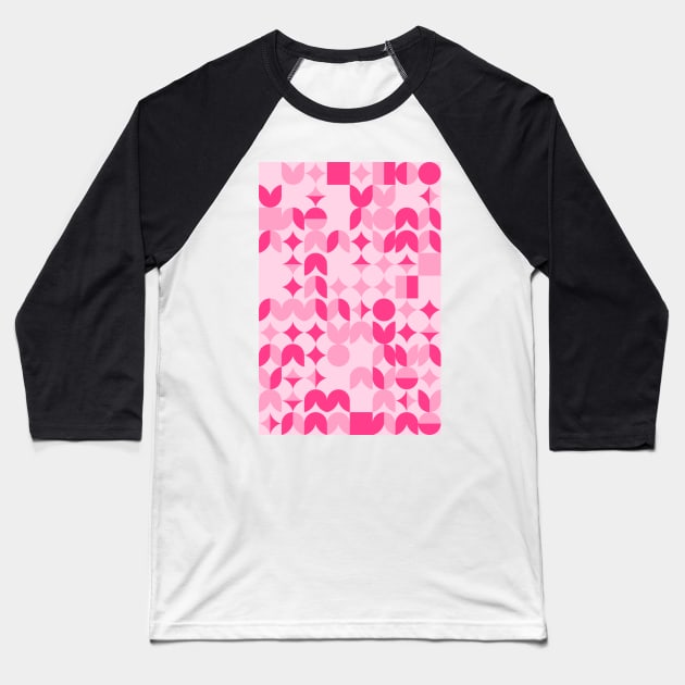 Lovely Valentines Day Pattern #9 Baseball T-Shirt by Trendy-Now